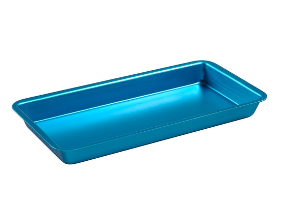 Plateau médical en aluminium coloré - Azur