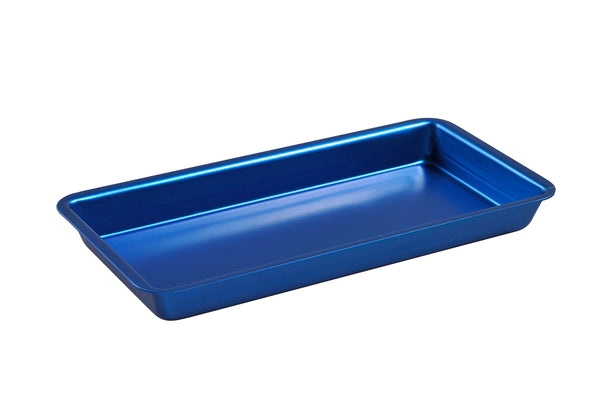 Plateau médical en aluminium coloré - Bleu