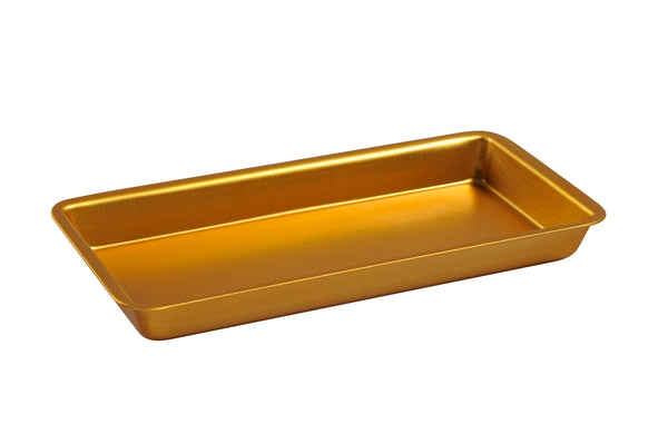 Plateau médical en aluminium coloré - Doré