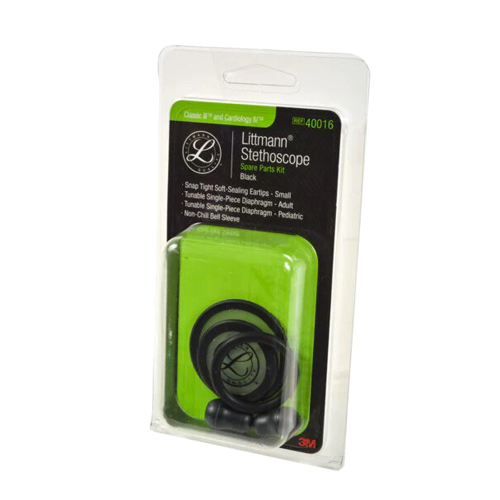 Kit de pièces détachées Stéthoscope 3M™ Littmann® - Classic III™, Cardiologie IV™ et CORE. Entretenez et améliorer la durée de vie de votre stéthoscope avec le kit de pièces détachées.