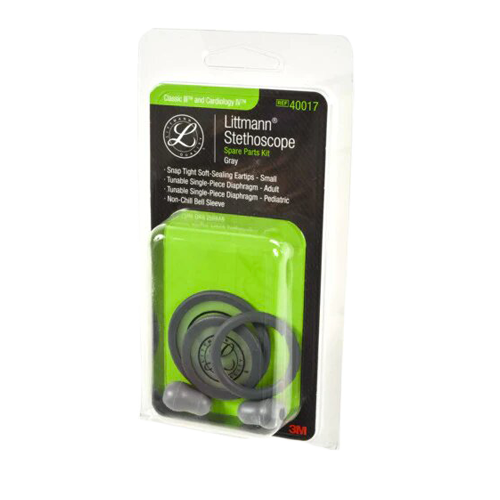 Kit de pièces détachées Stéthoscope 3M™ Littmann® - Classic III™, Cardiologie IV™ et CORE. Entretenez et améliorer la durée de vie de votre stéthoscope avec le kit de pièces détachées.