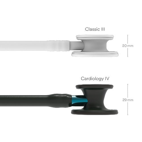 Stéthoscope 3M™ Littmann® Cardiologie IV™ Black Édition Base Bleue - NOIR - MyStetho