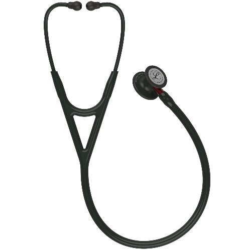 Stéthoscope 3M™ Littmann® Cardiologie IV™ Black Édition Base Rouge - NOIR - MyStetho