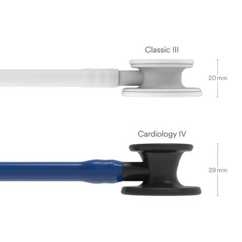 Stéthoscope 3M™ Littmann® Cardiologie IV™ Black Édition - BLEU MARINE - MyStetho