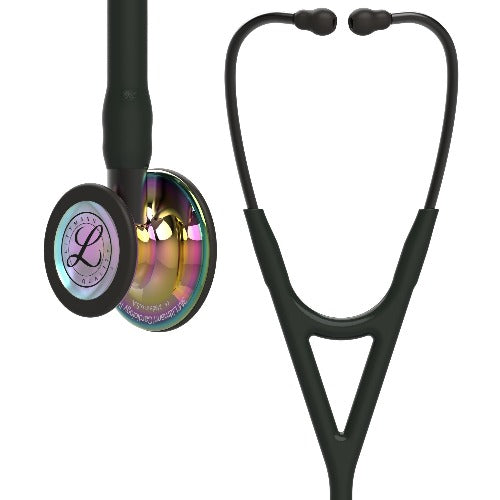 Stéthoscope 3M™ Littmann® Cardiologie IV™ Édition Rainbow Brillant - NOIR - MyStetho