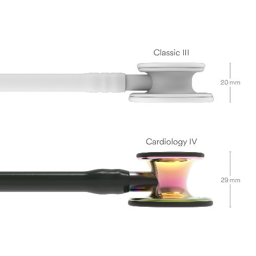 Stéthoscope 3M™ Littmann® Cardiologie IV™ Édition Rainbow Brillant - NOIR - MyStetho