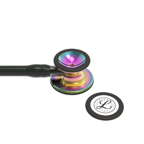 Stéthoscope 3M™ Littmann® Cardiologie IV™ Édition Rainbow Brillant - NOIR - MyStetho