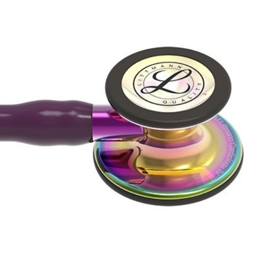 Stéthoscope 3M™ Littmann® Cardiologie IV™ Édition Rainbow Brillant - PRUNE - MyStetho