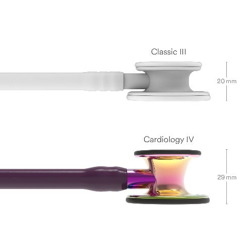 Stéthoscope 3M™ Littmann® Cardiologie IV™ Édition Rainbow Brillant - PRUNE - MyStetho