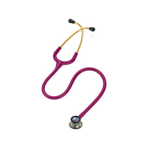 Stéthoscope 3M™ Littmann® Classic II™ Nouveau-né Édition Rainbow - FRAMBOISE - MyStetho