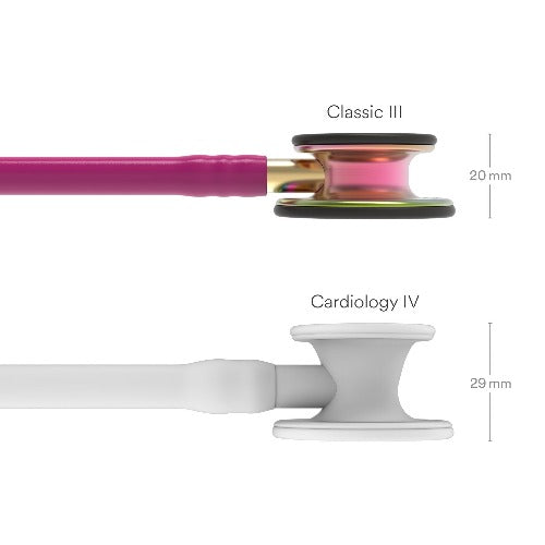 Stéthoscope 3M™ Littmann® Classic III™ Édition Rainbow - FRAMBOISE - MyStetho