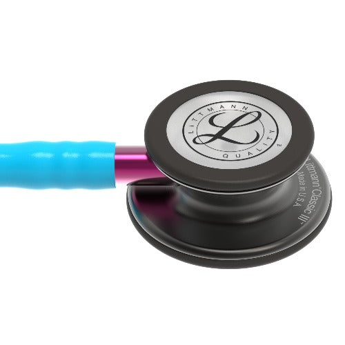 Stéthoscope 3M™ Littmann® Classic III™ Édition Smoke - TURQUOISE - MyStetho