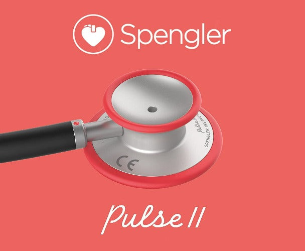 Stéthoscope Spengler® Dual Pulse II™ double pavillon - CORAIL - MyStetho