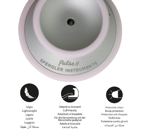 Stéthoscope Spengler® Dual Pulse II™ double pavillon - ROSE POUDRÉ - MyStetho