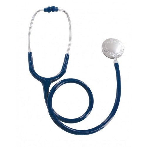 Stéthoscope Spengler® Laubry™ chrome simple pavillon - BLEU MARINE - MyStetho