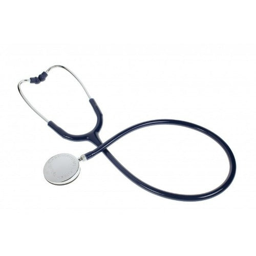 Stéthoscope Spengler® Laubry™ chrome simple pavillon - BLEU MARINE - MyStetho